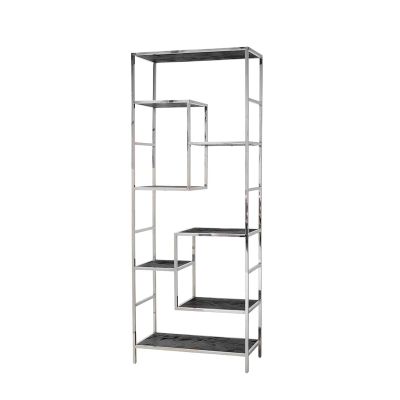 Blackbone Wall Cabinet Silver 7 Shelves