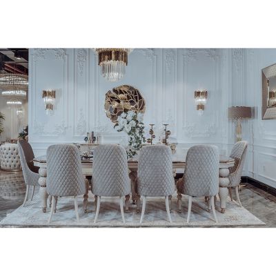 Benita Dining Table And 8 Chairs Set