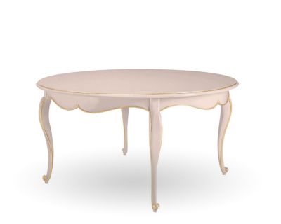 Beth High Gloss Lacquer Round Dining Table