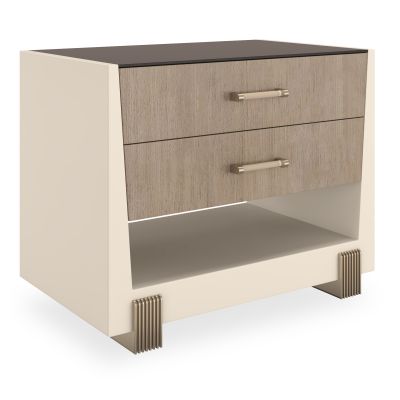 Caracole Counter Balance Large Bedside Table
