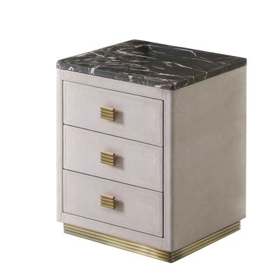 Elias Bedside Table 3 Drawers