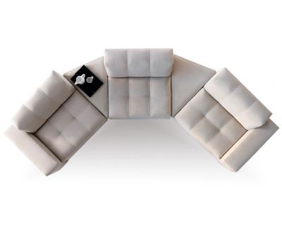 Luxury Italian Contemporary Modular Leather Sofa 