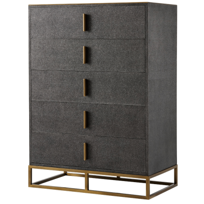Ta Studio Tall Chest of Drawers Blain in Tempest