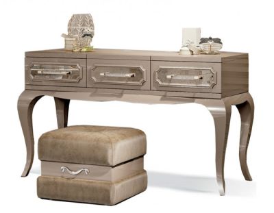 Luxury Italian Designer 3 Drawer Dressing Table