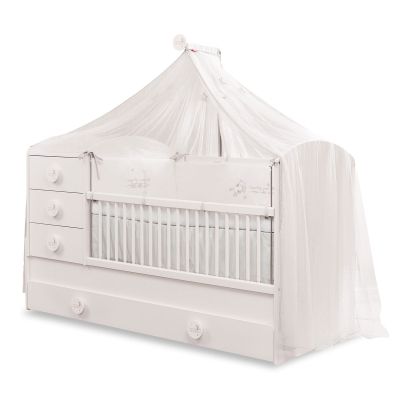 Baby Cotton Convertible Baby Bed (With Parent Bed 80x180 cm)