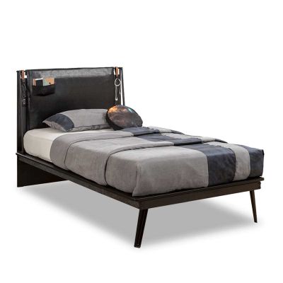 Dark Metal Line Bed (120 x 200 cm)