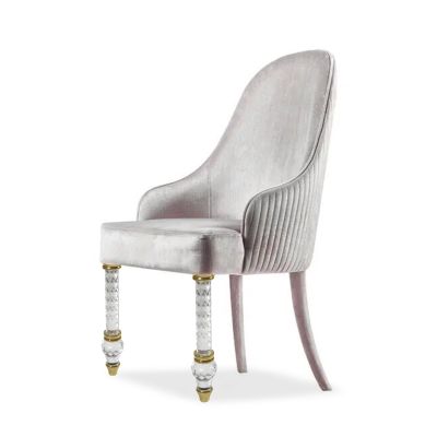 Aella Dining Chair With Crystal Legs
