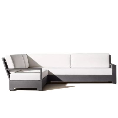 Beverly Aluminium L-Shape Left Arm Lounge Set