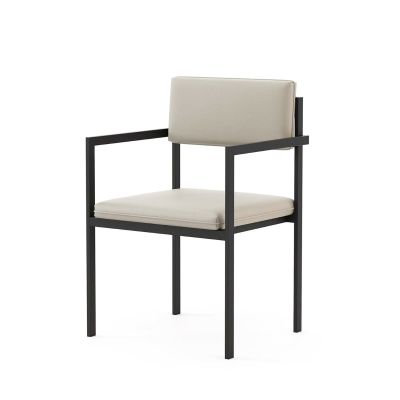 Bondi Outdoor Dining Chair with Armrest