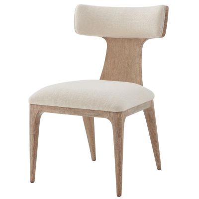 Theodore Alexander Repose Collection Wooden Upholstered Side Chair