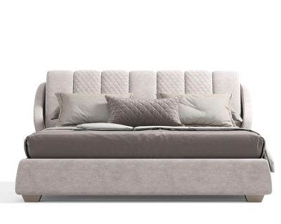 Luxury Italian Quilted Eco Nabuck Bed