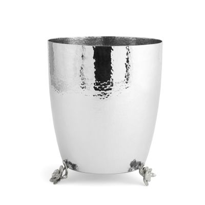 White Orchid Waste Basket