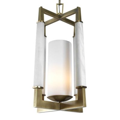 Black Label Alabaster Temple Pendant Light