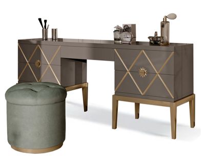 Luxury Italian Designer 5 Drawer Dressing Table