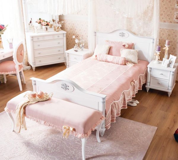 Romantic Bed (100 x 200 cm )