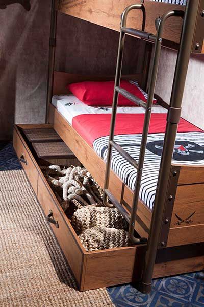 Pirate Pull-out Bed (90x180cm)