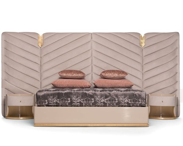 Excelsior Italian Velvet Luxury Bed Combo