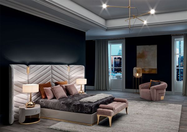 Excelsior Italian Velvet Luxury Bed Combo