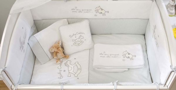 Baby Cotton Bedding Set ( 75 x 115 cm )