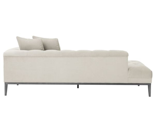 Eichholtz Cesare Lounge Sofa Right Pebble Grey 