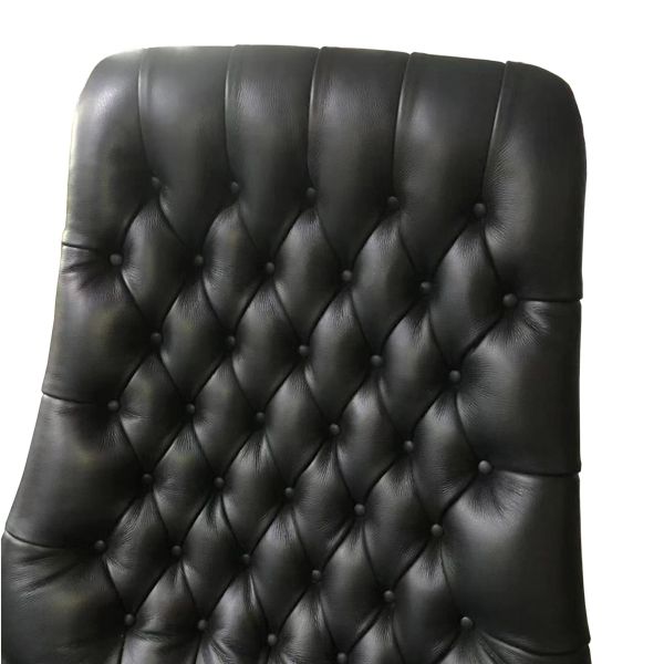 Claudia Executive Chair Black Leather