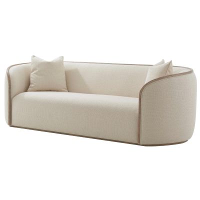 Theodore Alexander Repose Collection Wooden Upholstered Sofa 240cm