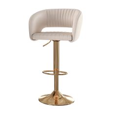 Frederica Swivel Bar Stool Cream  