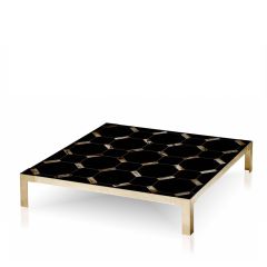 Luxury Tarsia 24K Gold Plated Coffee Table Coffee Tables 