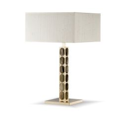 Luxury Italian Hand Made Brass Table Lamp  