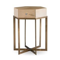 Maple Wood High Gloss Side Table  