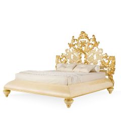 Luxury Empire Ornate Gold Leaf Bed  