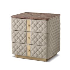 Alfred 3 Drawer Nightstand Bedside Cabinets 