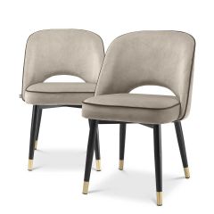 Eichholtz Dining Chair Cliff Set of 2 Designer Collections 