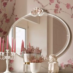 Luxury Italian Classic Carmen Wall Mirror with Decor  