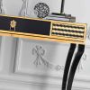 Nile Black and Gold Console Table  
