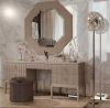 Luxury Italian Art Deco Style Octagonal Mirror  
