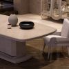 Designer Italian Quilted Rectangular Dining Table  