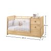 Mocha St Convertible Baby Bed (75x160 cm)  