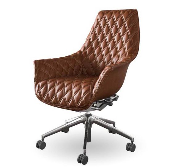 Luxury Italian Leather Swivel Executive, Leather Executive Chairs